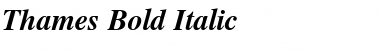 Download Thames Bold Italic Font