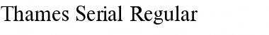 Download Thames-Serial Regular Font