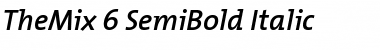 Download TheMix SemiBold Italic Font