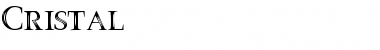 Download Cristal Normal Font Title Preview