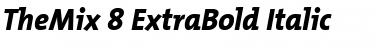 Download TheMix ExtraBold Italic Font