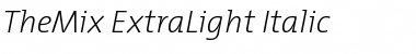 Download TheMix-ExtraLight Extra Light Font