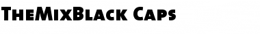 Download TheMixBlack-Caps Regular Font