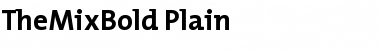 Download TheMixBold-Plain Regular Font