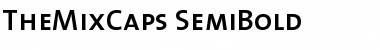 Download TheMixCaps-SemiBold Semi Bold Font