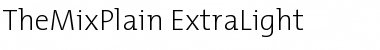 Download TheMixPlain-ExtraLight Extra Light Font