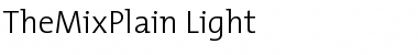 Download TheMixPlain-Light Light Font