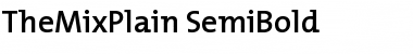 Download TheMixPlain-SemiBold Semi Bold Font