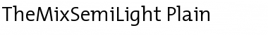 Download TheMixSemiLight-Plain Regular Font
