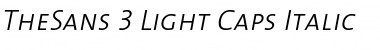 Download TheSans Light Italic Font