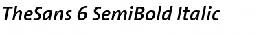 Download TheSans SemiBold Italic Font
