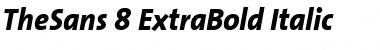 Download TheSans ExtraBold Italic Font