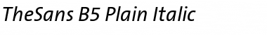 Download TheSans Italic Font