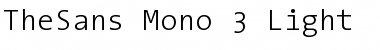 Download TheSans Mono Light Font