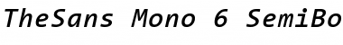 Download TheSans Mono SemiBold Italic Font