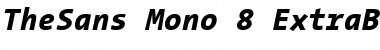 Download TheSans Mono ExtraBold Italic Font