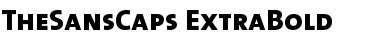 Download TheSansCaps-ExtraBold Extra Bold Font