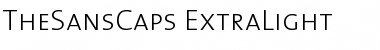 Download TheSansCaps-ExtraLight Extra Light Font
