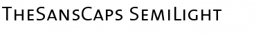 Download TheSansCaps-SemiLight Roman Font