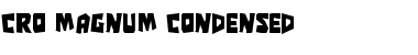 Download Cro-Magnum Condensed Condensed Font Title Preview