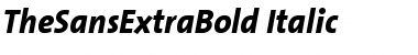 Download TheSansExtraBold-Italic Regular Font