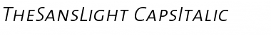 Download TheSansLight-CapsItalic Regular Font