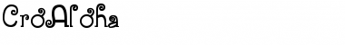 Download CroAloha Regular Font Title Preview