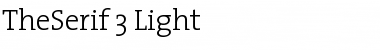 Download TheSerif Light Font