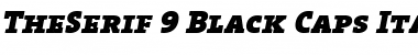 Download TheSerif Black Italic Font