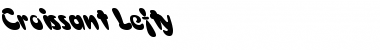 Download Croissant Lefty Regular Font Title Preview