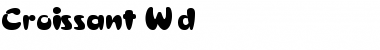Download Croissant Wd Regular Font Title Preview
