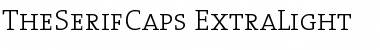 Download TheSerifCaps-ExtraLight Extra Light Font