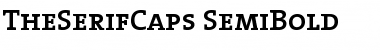 Download TheSerifCaps-SemiBold Semi Bold Font