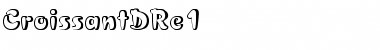 Download CroissantDRe1 Regular Font Title Preview