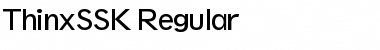 Download ThinxSSK Regular Font Title Preview