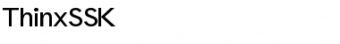 Download ThinxSSK Regular Font Title Preview