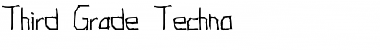 Download Third Grade Techno Normal Font