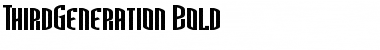 Download ThirdGeneration Bold Font