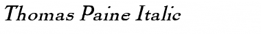 Download Thomas Paine Italic Font