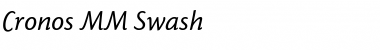 Download Cronos MM Regular Font Title Preview