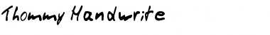 Download Thommy Handwrite Regular Font