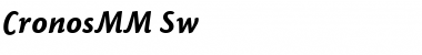 Download CronosMM Sw Font Title Preview