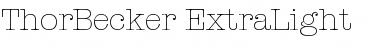 Download ThorBecker-ExtraLight Regular Font