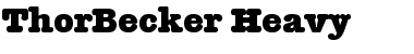 Download ThorBecker-Heavy Regular Font