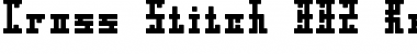 Download Cross Stitch 332 Regular Font Title Preview