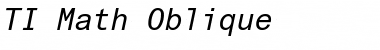 Download TI Math Font