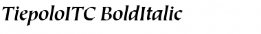 Download TiepoloITC Bold Italic Font