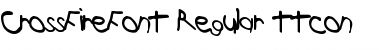 Download CrossFireFont Regular Font Title Preview