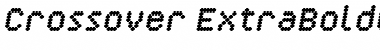 Download Crossover ExtraBoldOblique Font Title Preview
