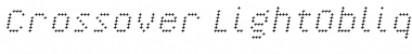 Download Crossover LightOblique Font Title Preview